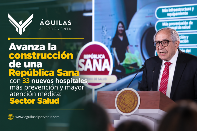 Avanza la construcción de una República Sana con 33 nuevos hospitales, más prevención y mayor atención médica: Sector Salud