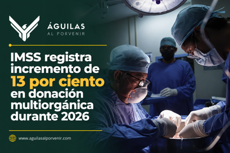 IMSS registra incremento de 13 por ciento en donación multiorgánica durante 2026