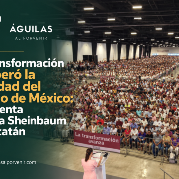 La Transformación recuperó la dignidad del pueblo de México: presidenta Claudia Sheinbaum en Yucatán