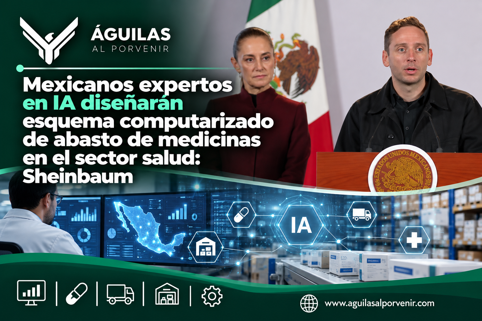 Mexicanos expertos en IA diseñarán esquema computarizado de abasto de medicinas en el sector salud: Sheinbaum