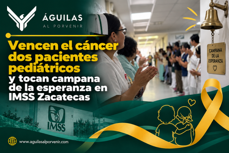 Vencen el cáncer dos pacientes pediátricos y tocan campana de la esperanza en IMSS Zacatecas