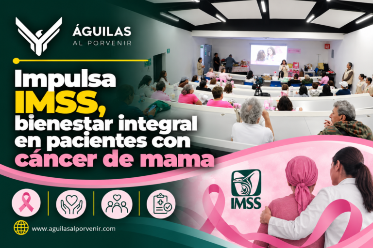 Impulsa IMSS, bienestar integral en pacientes con cáncer de mama