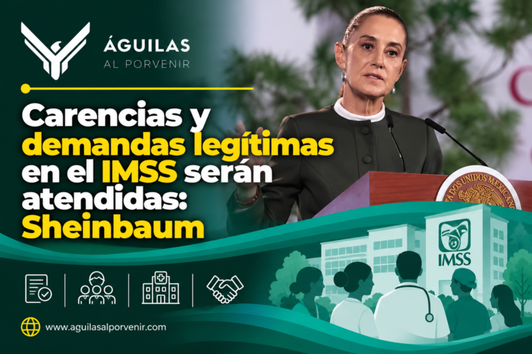 Carencias y demandas legítimas en el IMSS serán atendidas: Sheinbaum