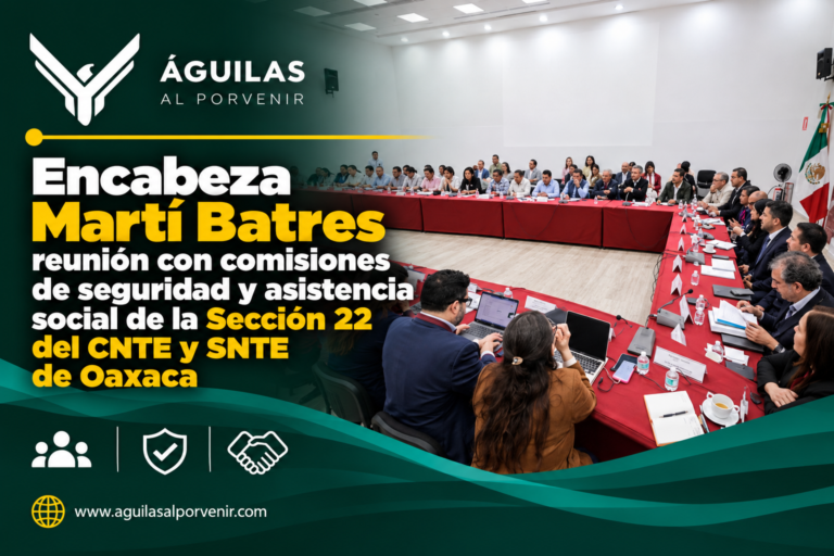 Encabeza Martí Batres reunión con comisiones de seguridad y asistencia social de la Sección 22 del CNTE y SNTE de Oaxaca