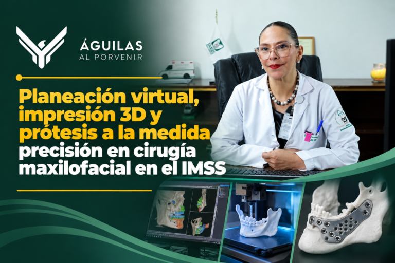 Planeación virtual, impresión 3D y prótesis a la medida precisión en cirugía maxilofacial en el IMSS