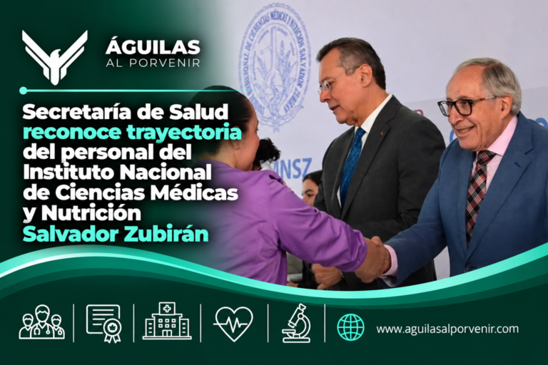 Secretaría de Salud reconoce trayectoria del personal del Instituto Nacional de Ciencias Médicas y Nutrición Salvador Zubirán