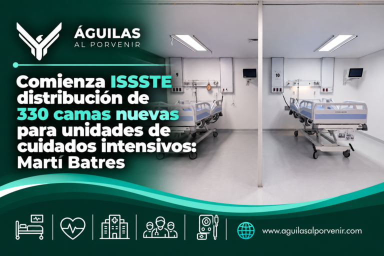 Comienza ISSSTE distribución de 330 camas nuevas para unidades de cuidados intensivos: Martí Batres