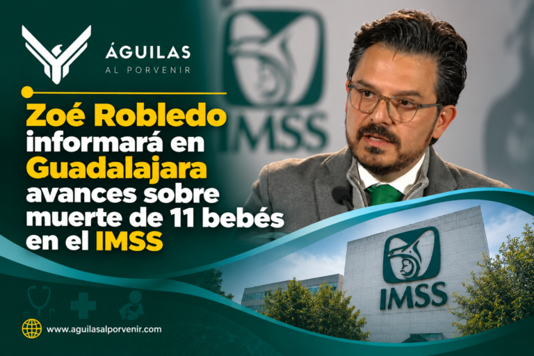 Zoé Robledo informará en Guadalajara avances sobre muerte de 11 bebés en el IMSS