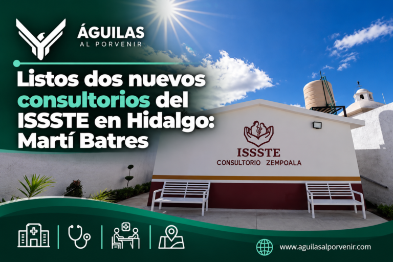Listos dos nuevos consultorios del ISSSTE en Hidalgo: Martí Batres