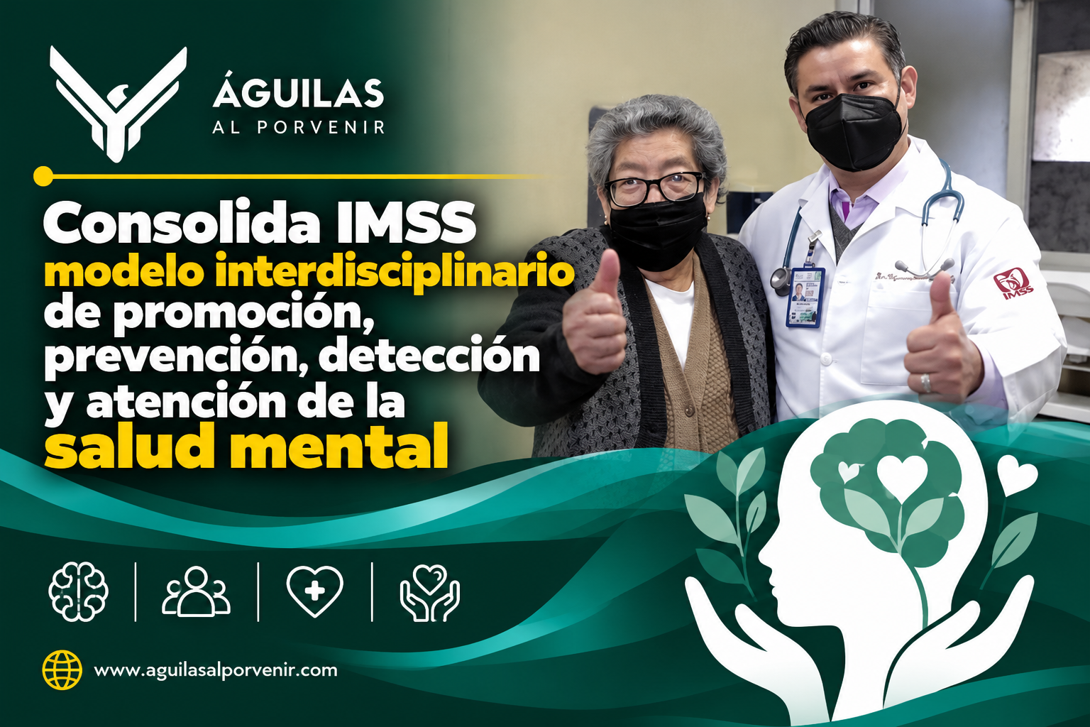 Consolida IMSS modelo interdisciplinario de promoción, prevención, detección y atención de la salud mental